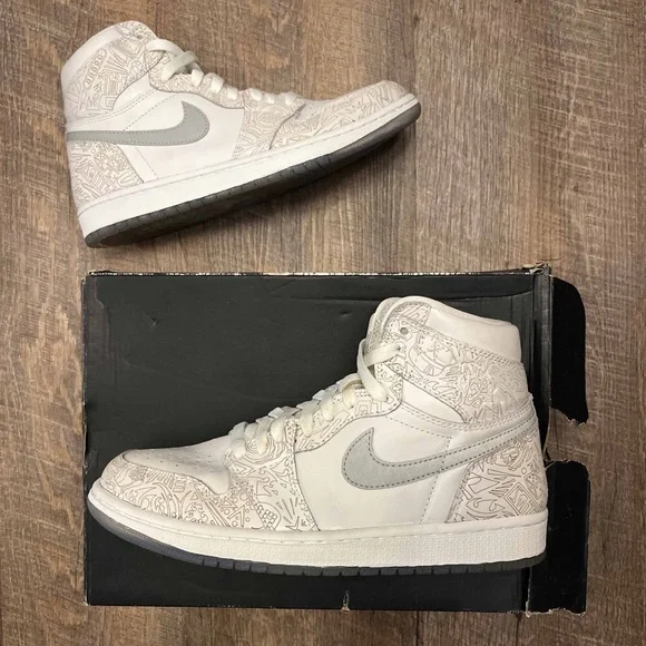 Air Jordan 1 Retro High OG Laser White 30th Anniversary